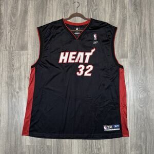 Vintage Reebok Miami Heat Shaquille O’Neal #32 NBA Black Jersey Men’s Size 3XL
